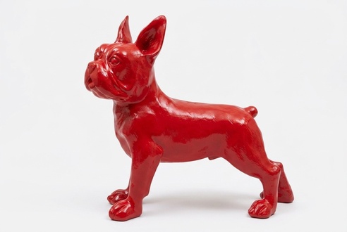 Design Hund Figur Statue Skulptur Figuren Abstrakt Skulpturen Dekoration