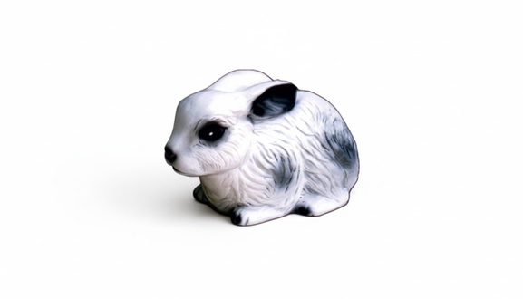 Design Kaninchen Figur Statue Skulptur Figuren Skulpturen Dekoration