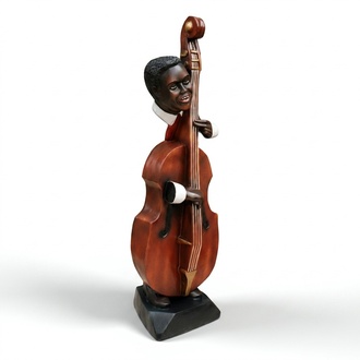 Design KontrabaÃ Geist Figur Statue Skulptur Figuren Skulpturen