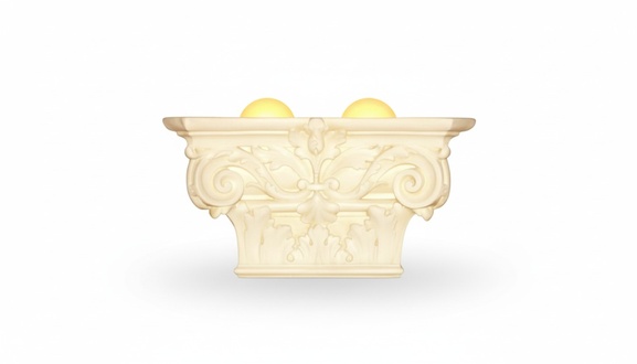 Design Leuchten Leuchte Dekorative WeiÃ Lampe Wandleuchte Spalte Dekolampe