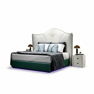Design Luxus Doppel Hotel Bett Schlafzimmer Modern Holz MÃ¶bel Polster