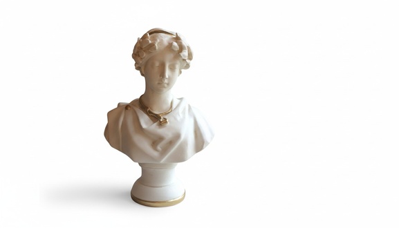 Design MÃ¤dchen- BÃ¼ste Figur Statue Skulptur Skulpturen Figuren