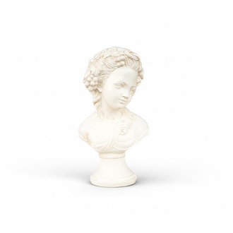 Design MÃ¤dchen mit Trauben - BÃ¼ste Figur Statue Skulptur