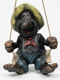 Design Maulwurf Figur Garten Statue Skulptur Figuren Skulpturen Dekoration Neu