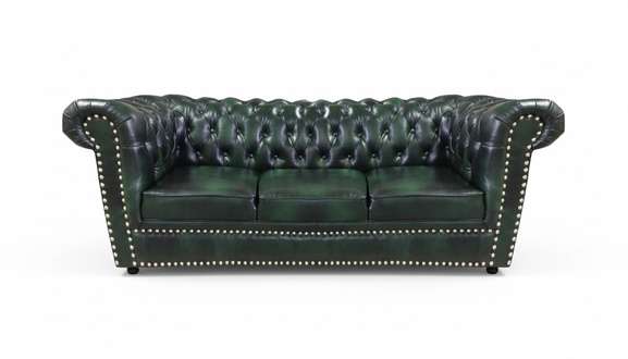 Design Modern Sofa Dreisitze Couch Wohnzimmer Chesterfield Ledersofa