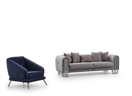 Design MÃ¶bel Wohnzimmer Set Sofagarnitur 3+1 MÃ¶belset Couch Polster Garnitur