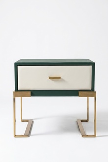 Design Nacht Tisch Konsole Deko Metall Glanz Tische Konsolen Schlaf Zimmer