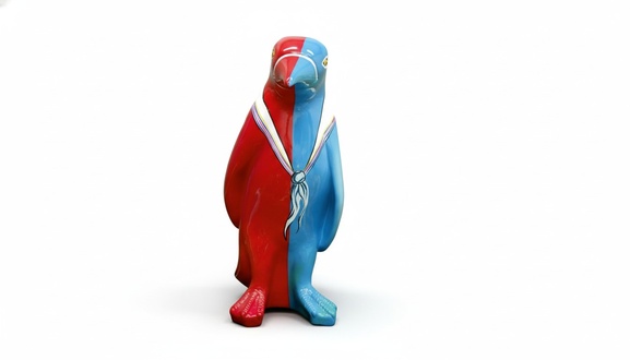 Design Pinguin Figur Statue Skulptur Figuren Skulpturen Abstrakt Dekoration