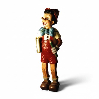 Design Pinocchio Figur Statue Skulptur Figuren Karikatur Dekoration Skulpturen