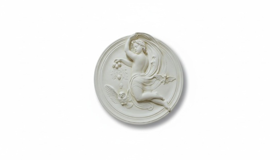 Design Relief Engel 3D Figur Statue Skulptur Skulpturen Figuren