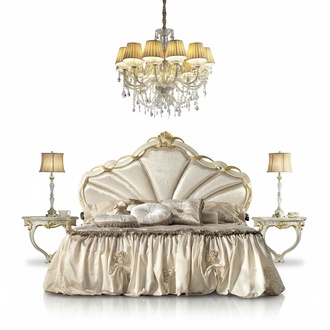 Design Schlafzimmer 3tlg. Bett 2x Nachttisch Klassischer Luxus Betten Set MÃ¶bel
