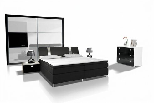 Design Schlafzimmer Moderne Garnituren Komplett Schrank Bett Kommode Nachttisch