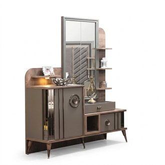 Design Schminktisch mit Spiegel Luxus Schlafzimmer MÃ¶bel 2tlg. Neu1