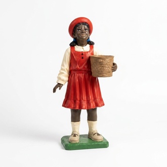 Design Schwarzes Kind MÃ¤dchen Figur Statue Skulptur Figuren Skulpturen