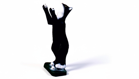 Design Servier Karten Spender Figur Statue Skulptur Figuren Skulpturen