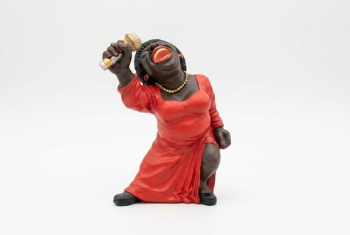 Design Soule SÃ¤ngerin Figur Statue Skulptur Figuren Skulpturen