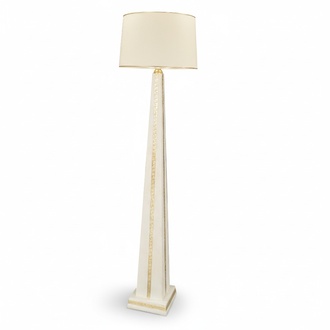 Design Stehllampe Designer Steh Leuchte Lampe Schirm Pyramide