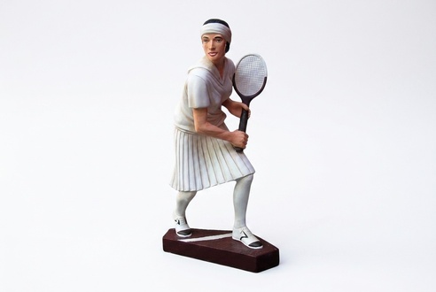 Design Tennis Sport Figur Statue Skulptur Figuren Skulpturen Dekoration