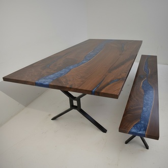 Design Tisch Bank Esstisch KÃ¼chentisch Tische BÃ¤nke Massiv Echtholz Wohnzimmer