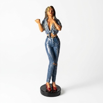 Design Tramper Figur Statue Skulptur Figuren Skulpturen Dekoration Deko