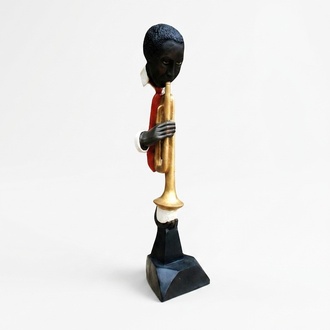 Design Trompete Geist Figur Statue Skulptur Figuren Skulpturen Deko