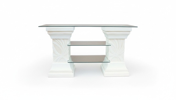 Design Vitrine Regal Glas SÃ¤ule Dekor Vitrinen Regale TV Schrank Wohnzimmer