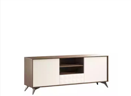 Design Wandschrank Regal Wohnzimmer TV-StÃ¤nder Holz Wand Regale