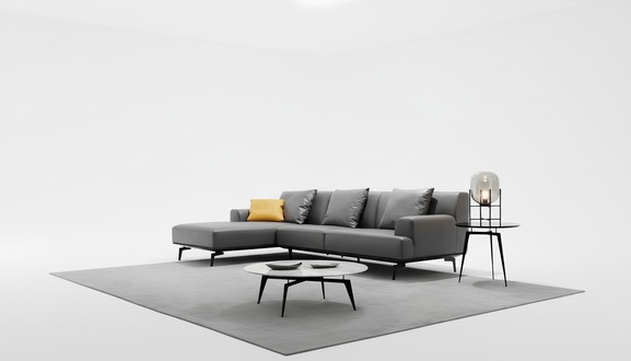 Design Wohnlandschaft Polster Ecksofa Couch Sofa Garnitur Leder Neu