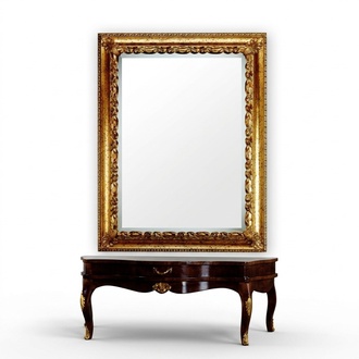 Design xxl Spiegel Wandspiegel Echt Holz Rahmen HÃ¤ngespiegel Luxus MÃ¶bel Barock