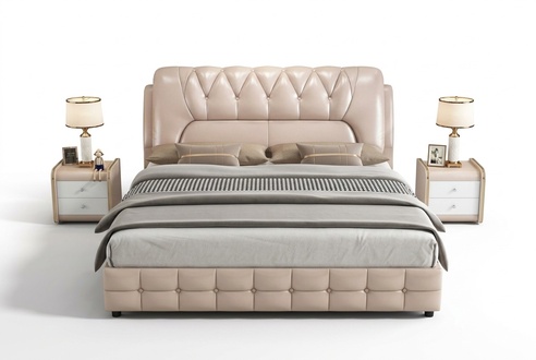 Designer Bett Polster Design Luxus Doppel Hotel Betten 180x200cm