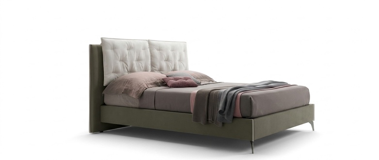 Designer Bett Schlafzimmer Betten Textil Hotel Luxus Stoff Polster Sitz Italien