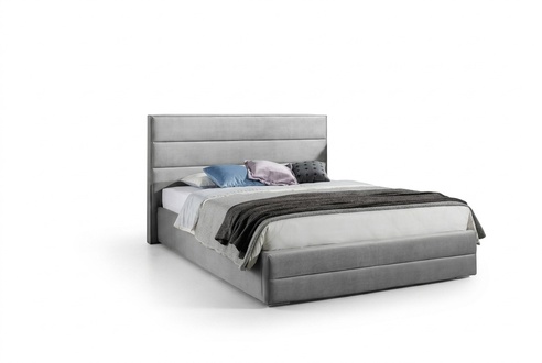 Designer Bett Textil Leder Hotel Metall Betten Doppel Schlaf Zimmer Bettgestell
