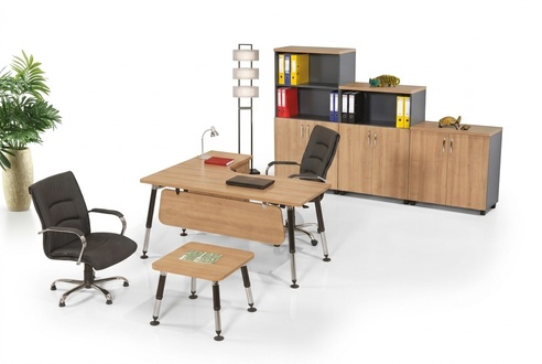 Designer BÃ¼romÃ¶bel Arbeitszimmer Set Schreibtisch Couchtisch Schrank 3tlg