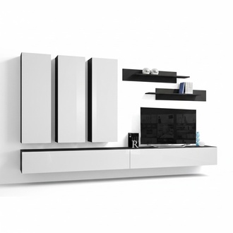 Designer Einrichtung Luxus Wohnwand TV StÃ¤nder Sideboard Regale WohnzimmermÃ¶bel