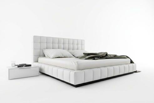 Designer Polsterbett Bett WeiÃ Betten Lederbett Doppelbett Ehebett Designerbett