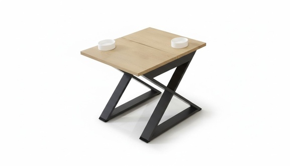 Designer Quadratischer Brauner Couchtisch Ablagetisch Beistelltisch MÃ¶bel