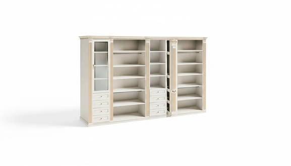 Designer WeiÃer Kleiderschrank Massivholz Schlafzimmer Eckschrank MÃ¶bel