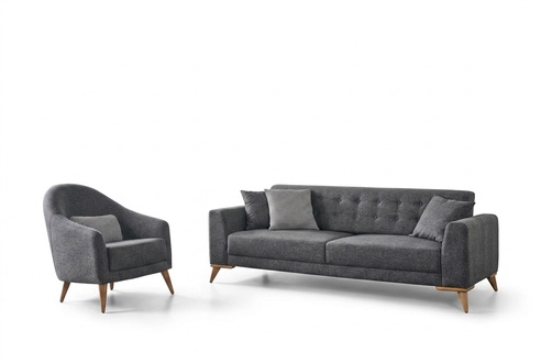 Designer Wohnzimmer set 2tlg. Dreisitzer Sofa Sessel 3+1 Couchen Sofas