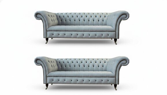 Designer Wohnzimmer Set 2x 3 Sitzer Sofas Luxus Wohnzimmer Set MÃ¶bel