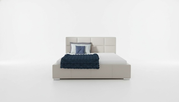 Doppel Bett Gepolsterte Betten Lederbett Design Luxus Möbel 200x200 Bettrahmen