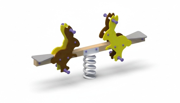 Doppel Schaukelwippe WippgerÃ¤t Wippe Schwingwippe Kinderwippe Spielplatz Wippen