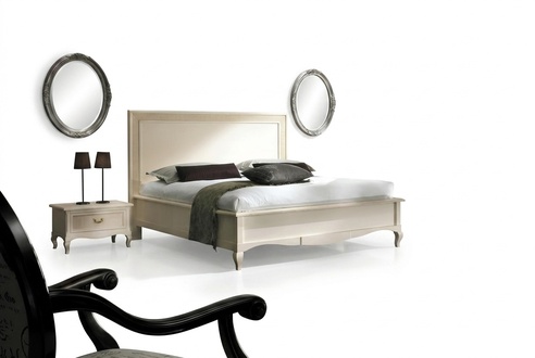 Doppelbett Betten Schlafzimmer MÃ¶bel Massivholz Vaccari cav giovanni Bett