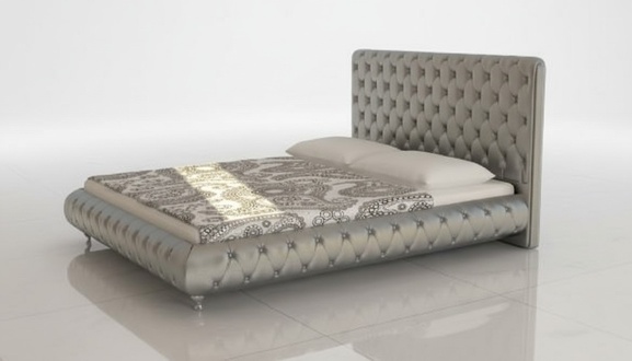 Polsterbett Bettten Bett Polster Ehe Leder Textil Designer Doppel XXL Big Barock