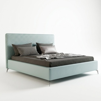 Doppelbett Lederbett Betten Bett Leder Polster Schlafzimmer Ehe