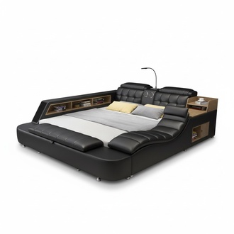 Doppelbett Schlafzimmer Polsterbett 180x200cm Multifunktion Bett Betten
