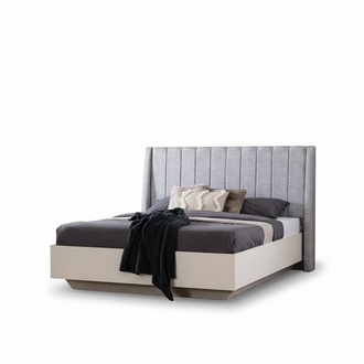 Doppelbett Schlafzimmer Garnitur Bett Holz Set 3tlg WeiÃ Nachttische