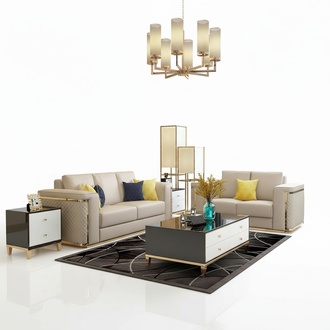 Dreisitzer Couch Polster Design Sofa Moderne 3er Sitz Sofas Beige MÃ¶bel