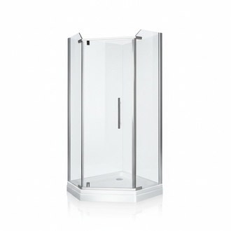 Dusche Eckdusche Duschtür Schiebetür Duschabteil Duschraum 100x100 cm