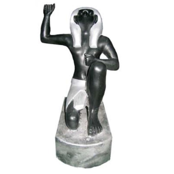 Ãgyptischer Pharao Figur aus Kunststoff, HÃ¶he 21 cm