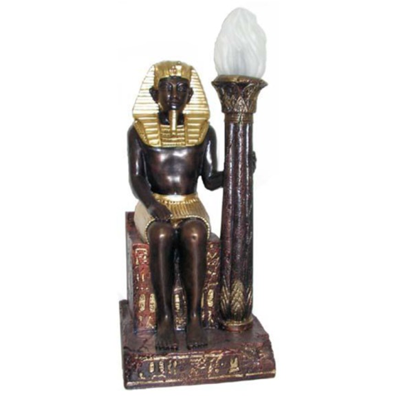 Ãgyptische Figur Lampe Stehleuchte Lampen Statue Pharao 60 cm Statuen